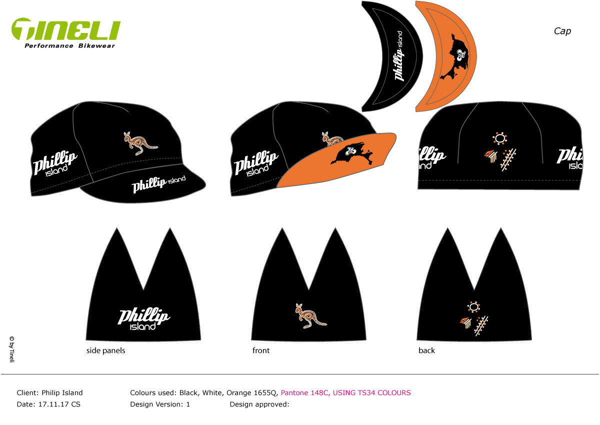 design cycling cap